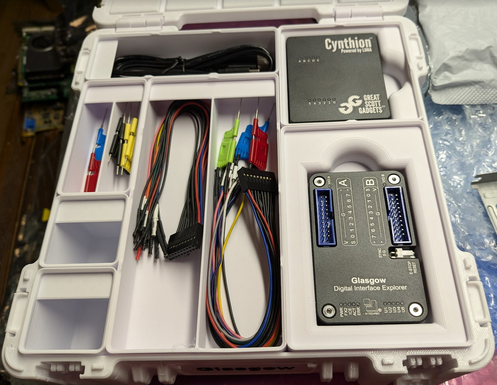 Gridfinity storage box for Glasgow Interface Explorer — miniatura 6