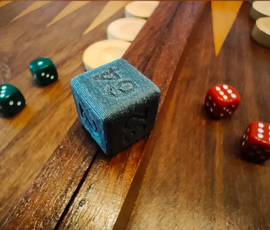 Doubling dice for backgammon