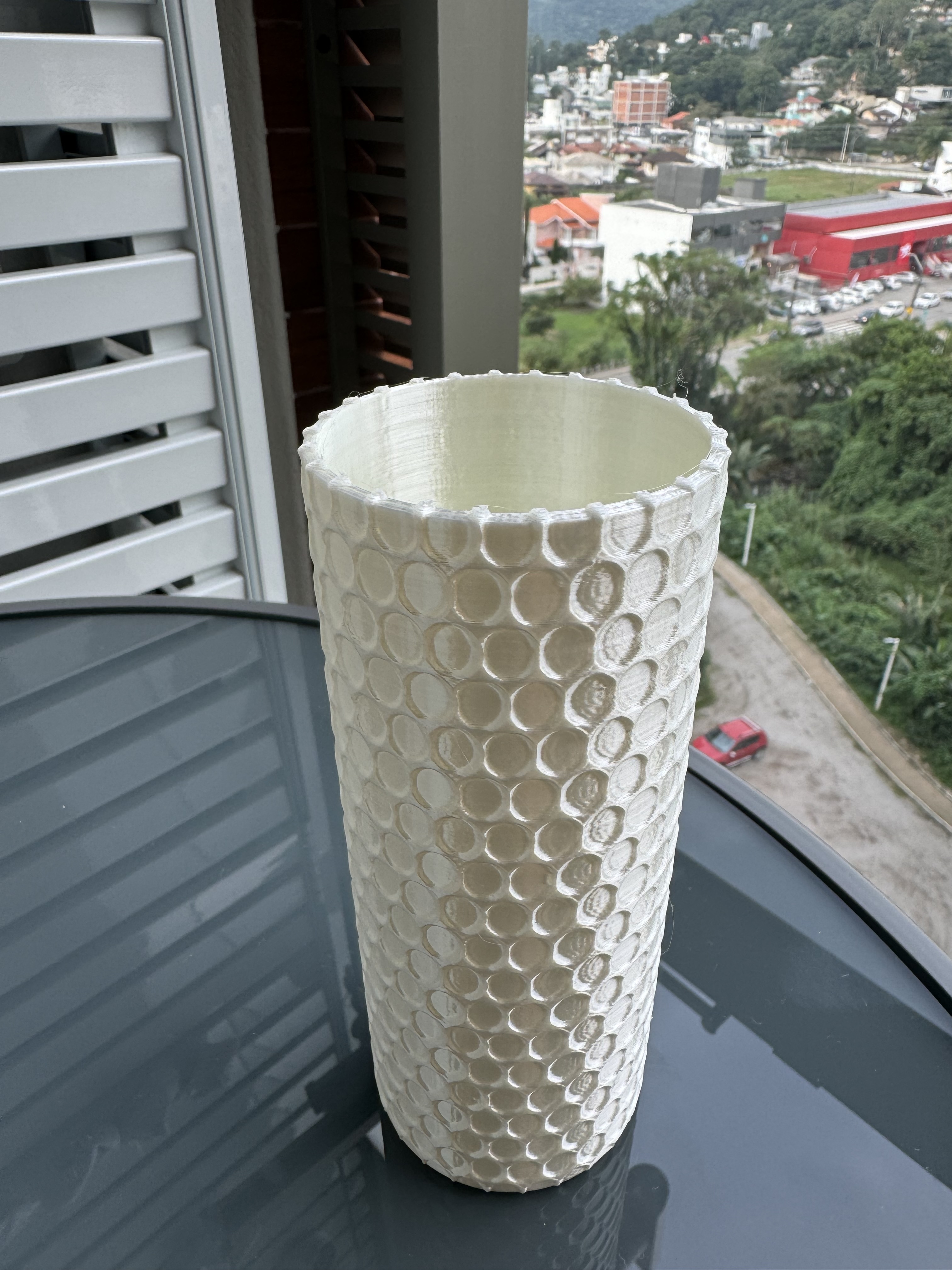 Miniatura 3 do modelo 3D Circle textured vase