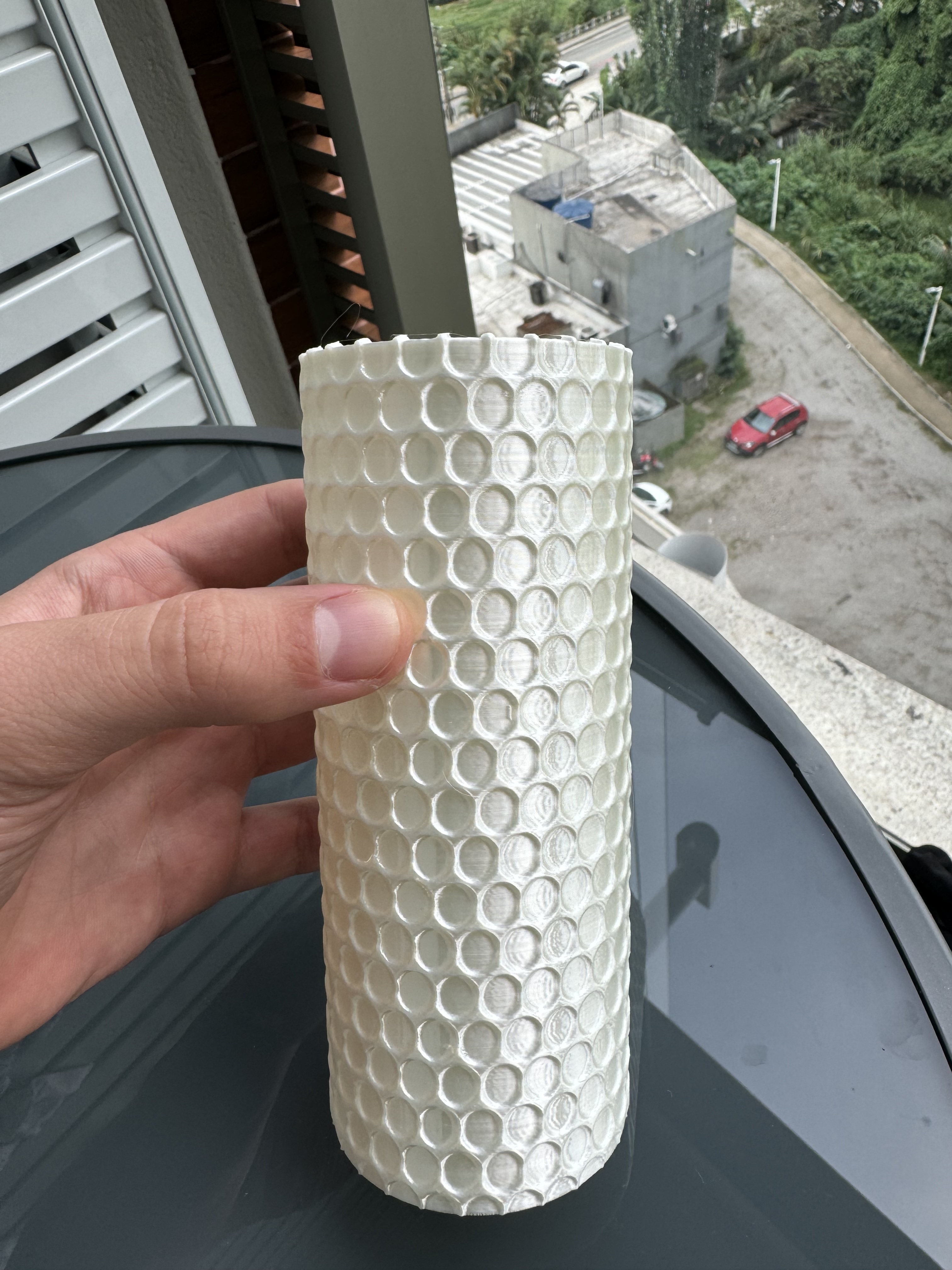 Miniatura 5 do modelo 3D Circle textured vase