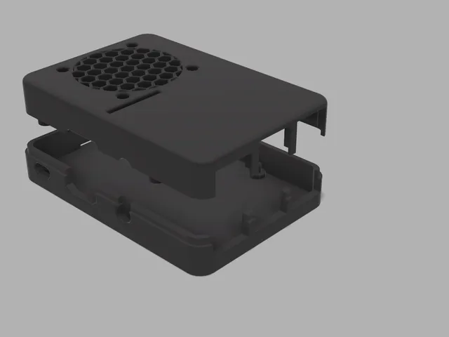 Customizable Raspberry Pi 3B+ case (screwless)
