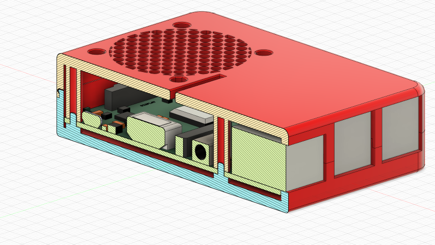 Customizable Raspberry Pi 3B+ case (screwless) by MVLPGaming | Download ...