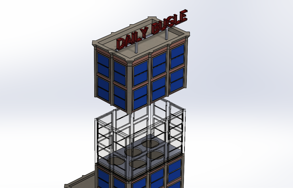 Marvel Crisis Protocol - Daily Bugle Miniature Storage and Terrain