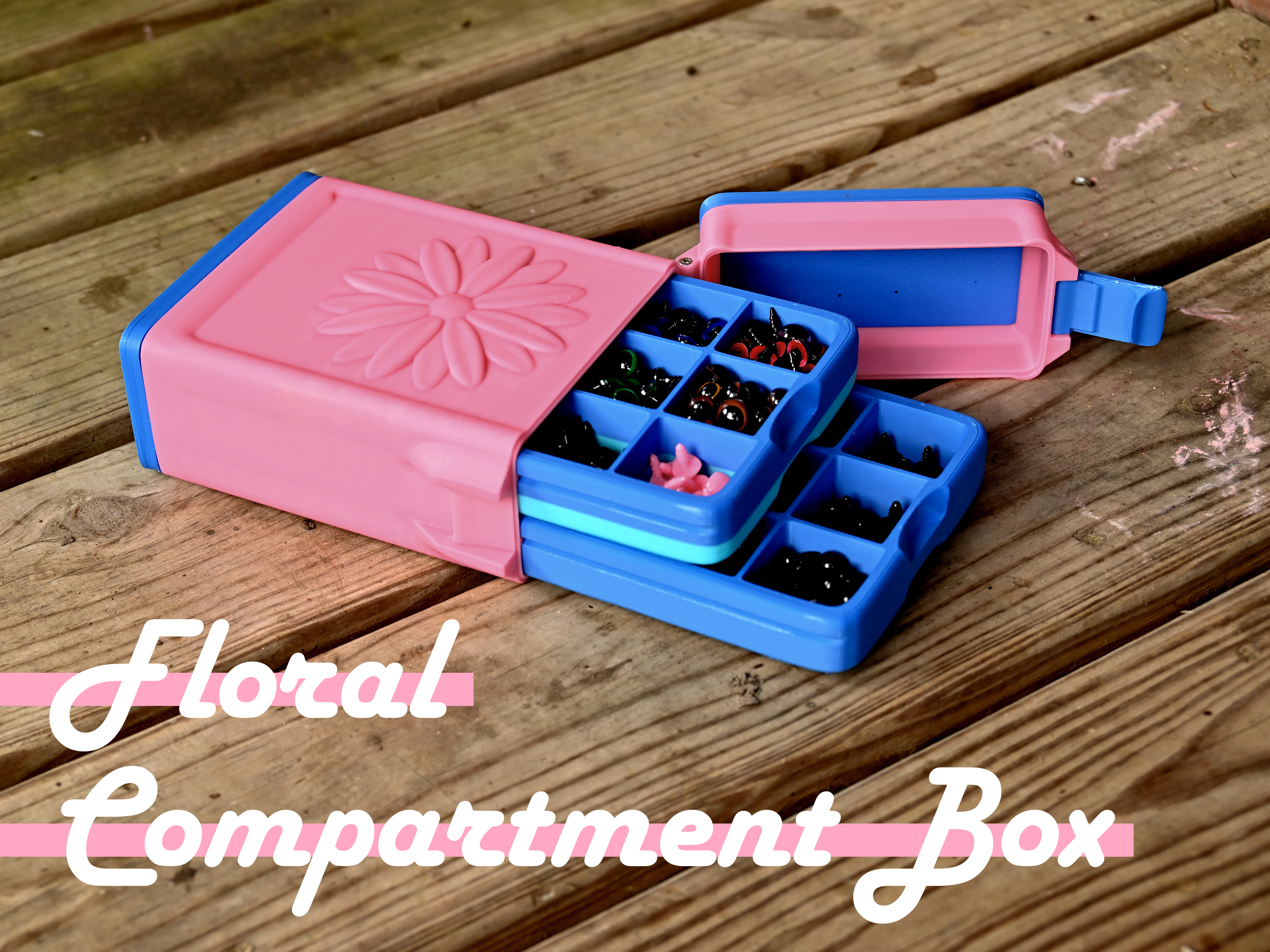Floral Compartment Box