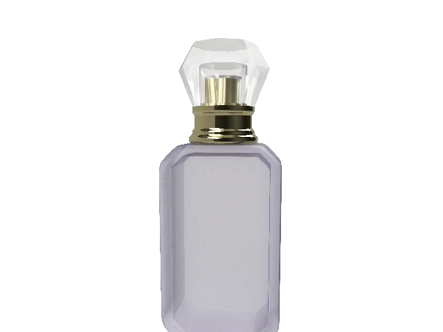 Perfume bottle with cap