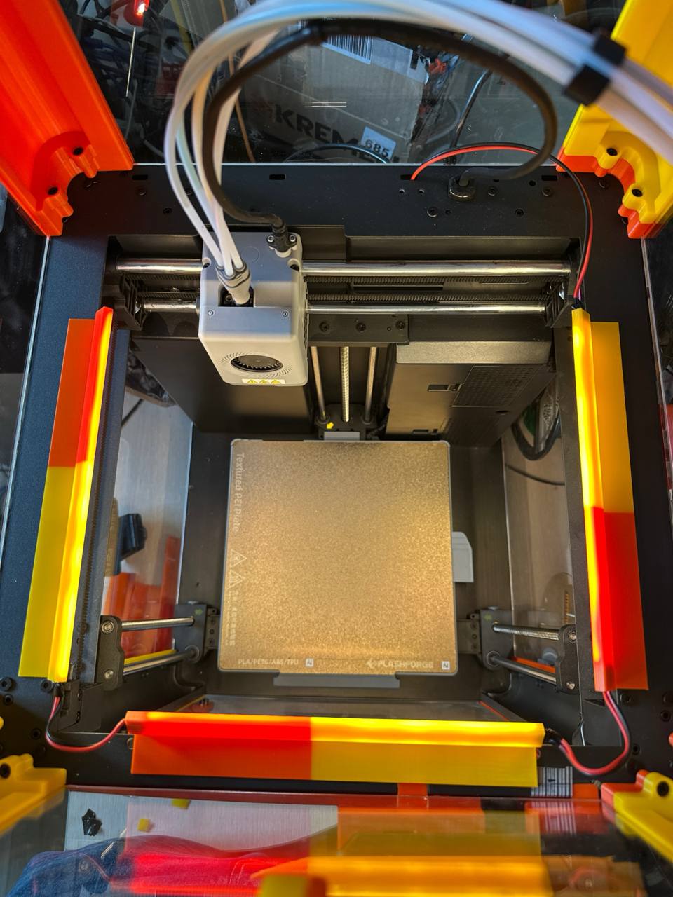 Flashforge AD5x LED strip mount