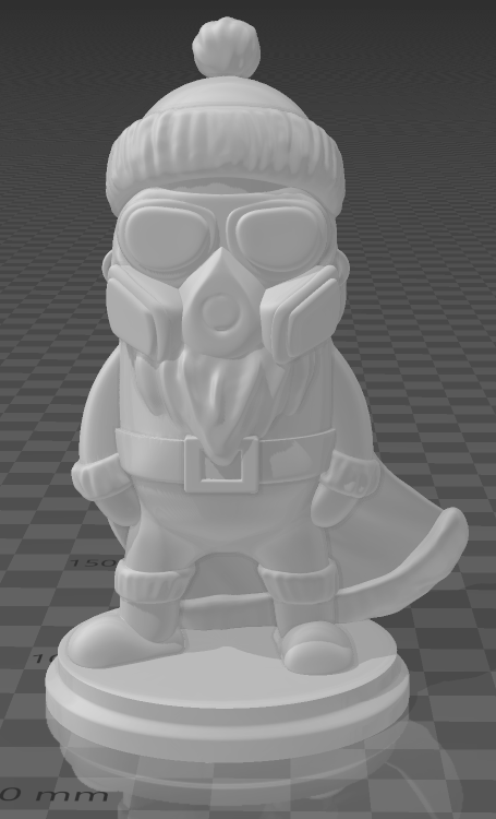 Miniatura 2 do modelo 3D Grumpy Santa