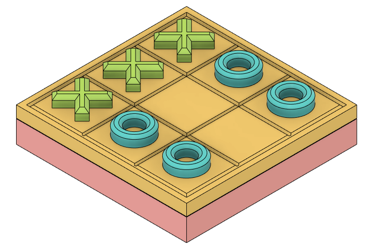 Magnetic Tic Tac Toe Set and Carrying Case