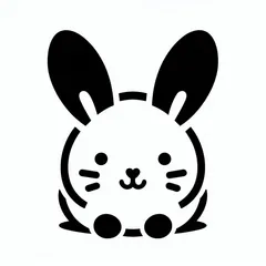 Bunny Rabbit Stencil by Shane Loretz | Download free STL model ...
