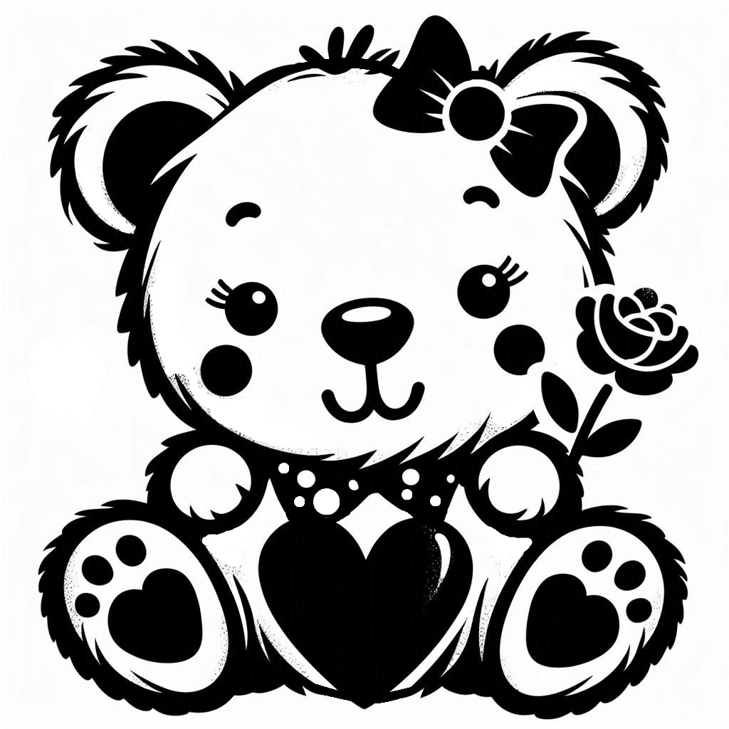 Teddy bear keychain 1