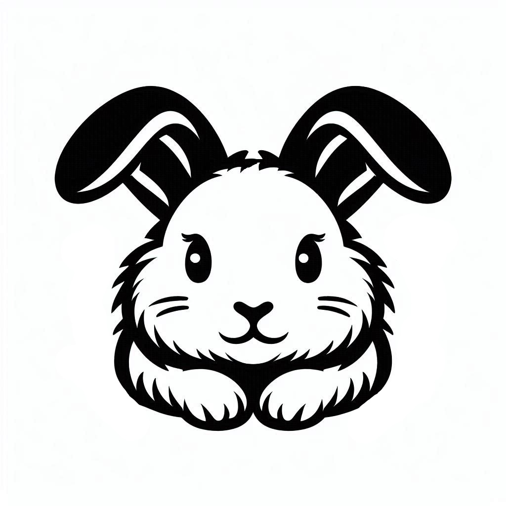 Rabbit keychain 1