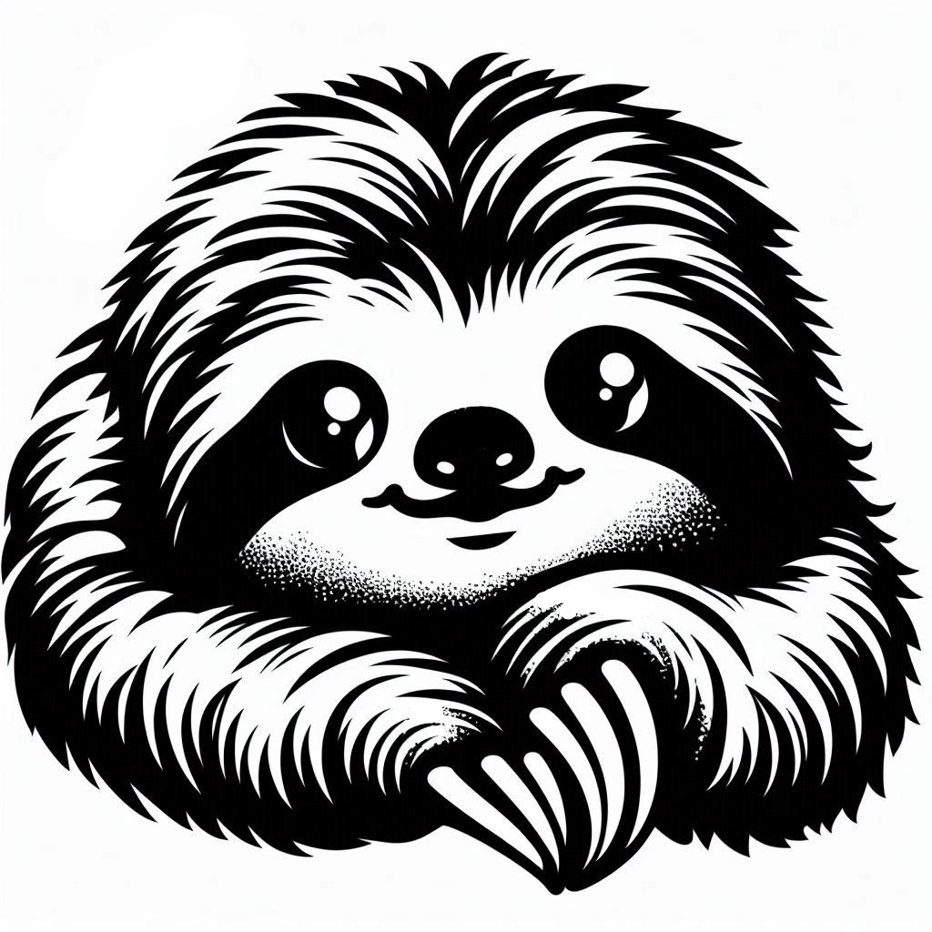 Sloth keychain 2
