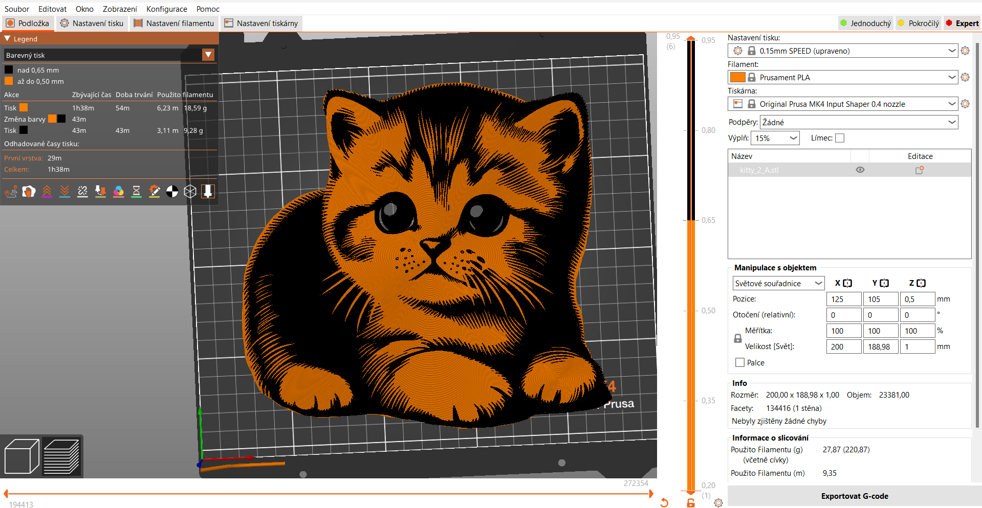 Miniatura 3 do modelo 3D Kitty keychain 1