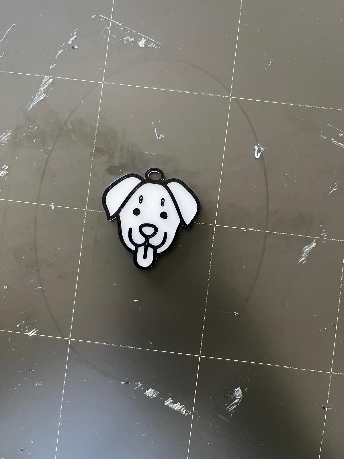 Miniatura 4 do modelo 3D Dog Keychain 2 Version