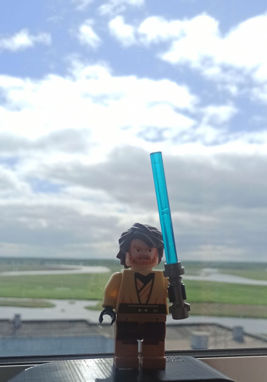 The hand of the Lego Star Wars sword