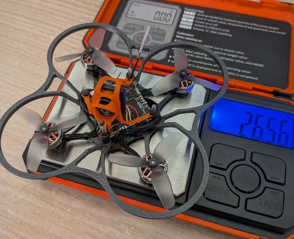 75 mm tiny whoop carbon frame