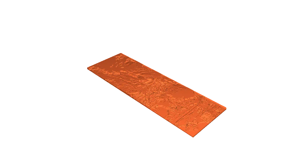 Conjunto de 3 Marcadores de paisaje japonés hueforge by