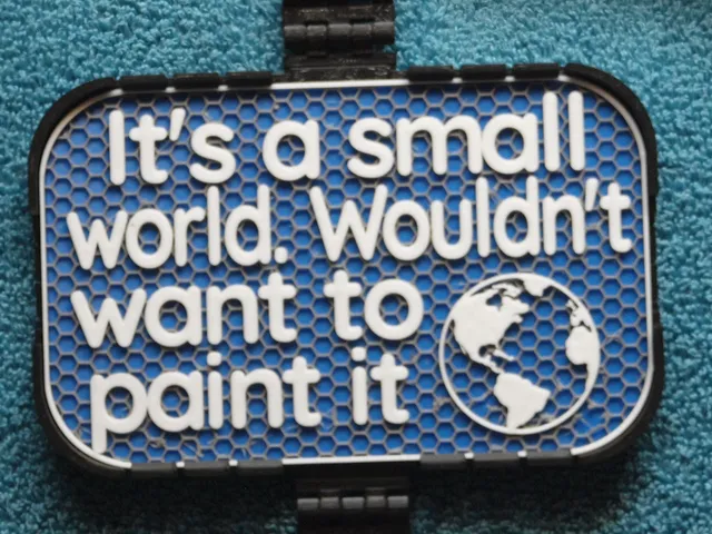 Sign: it's a Small World