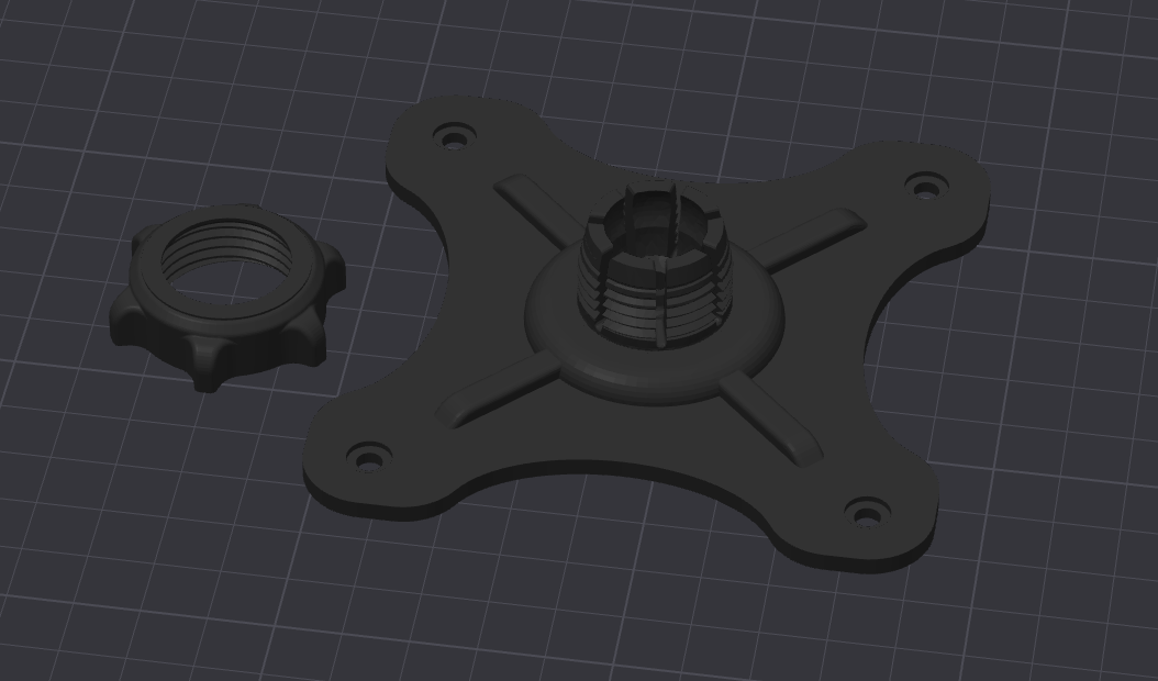 VESA 75 with 17mm Ball Mount