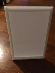 Zink standing picture frame