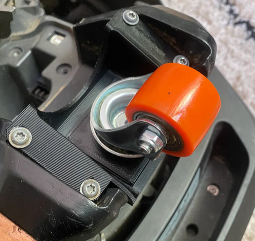 Rotating wheel base for Gardena R40Li and similar models