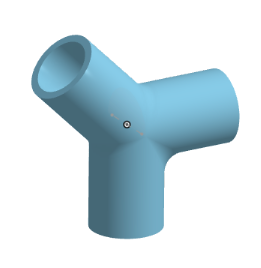 Corner Connector x3 - 45 deg for PCV Tubing