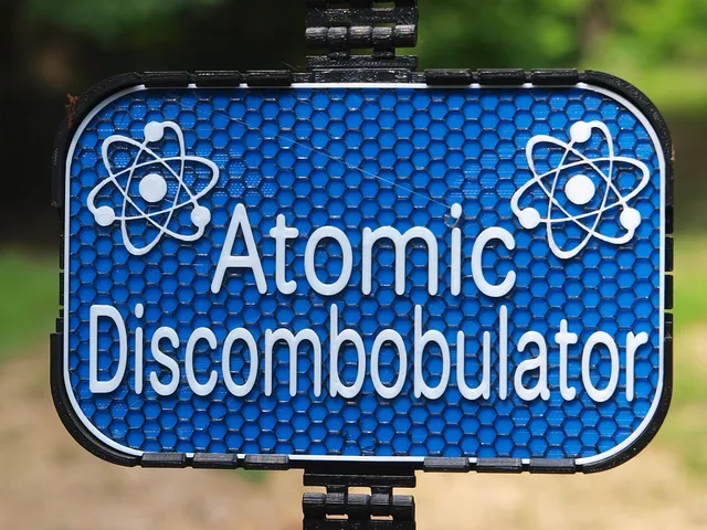 Atomic Discombobulator sign