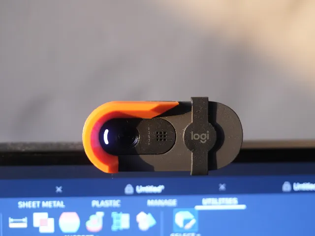 Webcam Sun Visor - Remove glare (Logitech Brio 101/100)