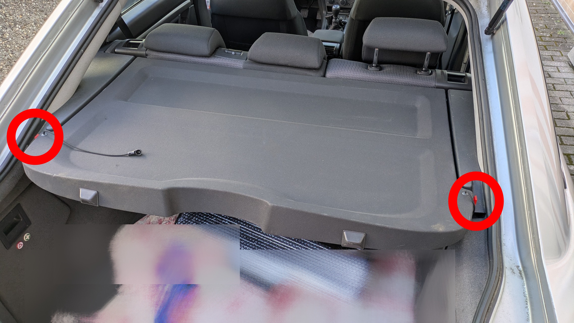 Opel Vectra C Hutablagen Dämpfer