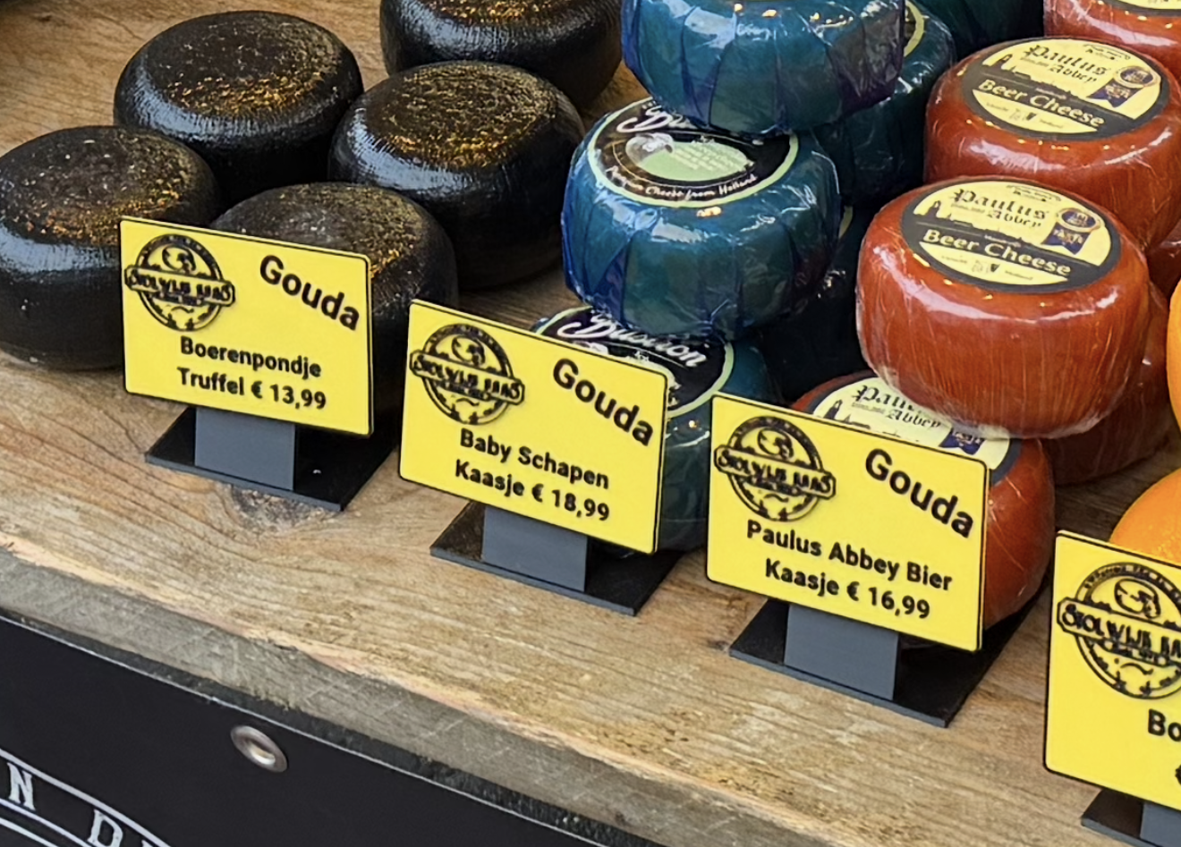 Custom Holder Price Cards