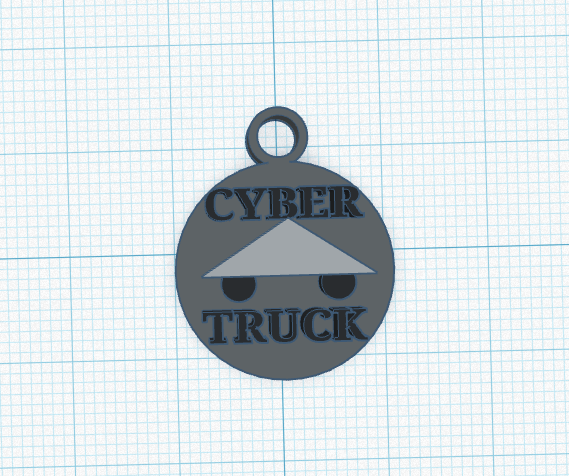 CYBERTRUCK keychain