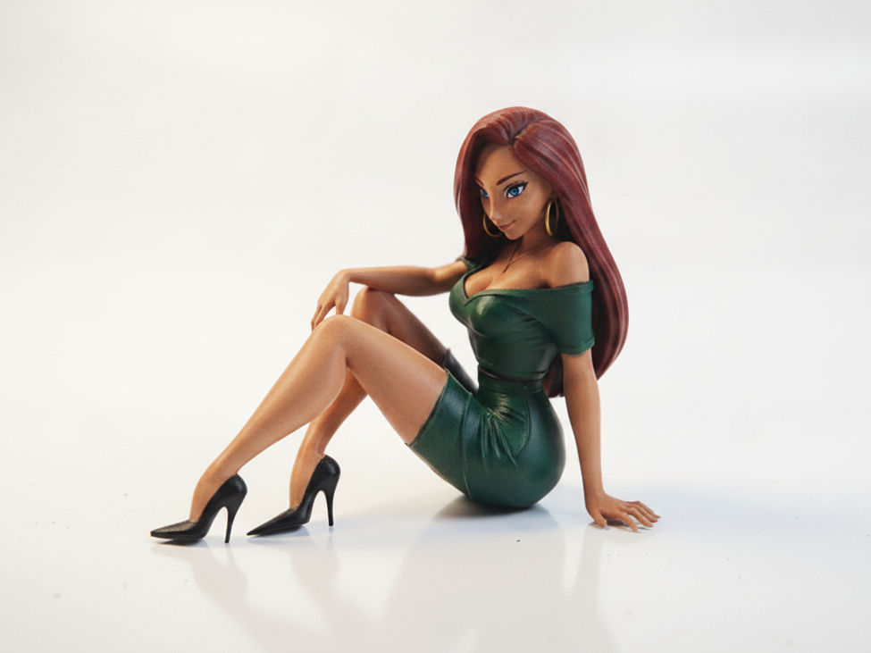 Sat Mulan Figurine Cartoons Animation 3D Printable