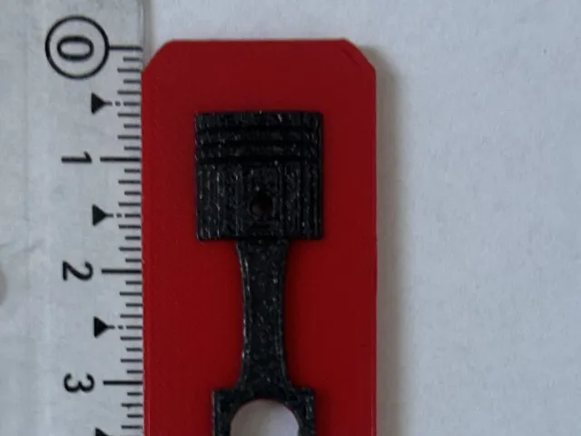 piston keychain