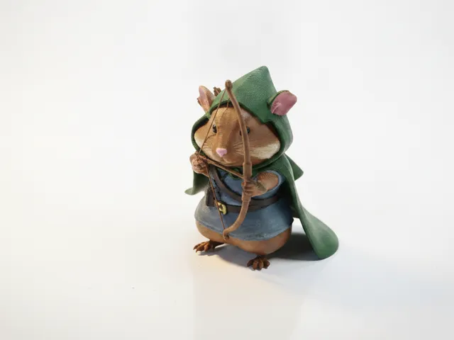 Mouse Archer Figurine Animal 3D Printable