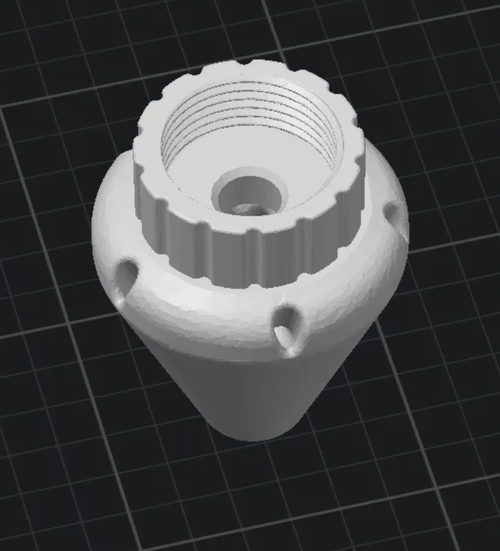 Jet Nozzle – US 3/4" Hose Compatible 3D model thumbnail