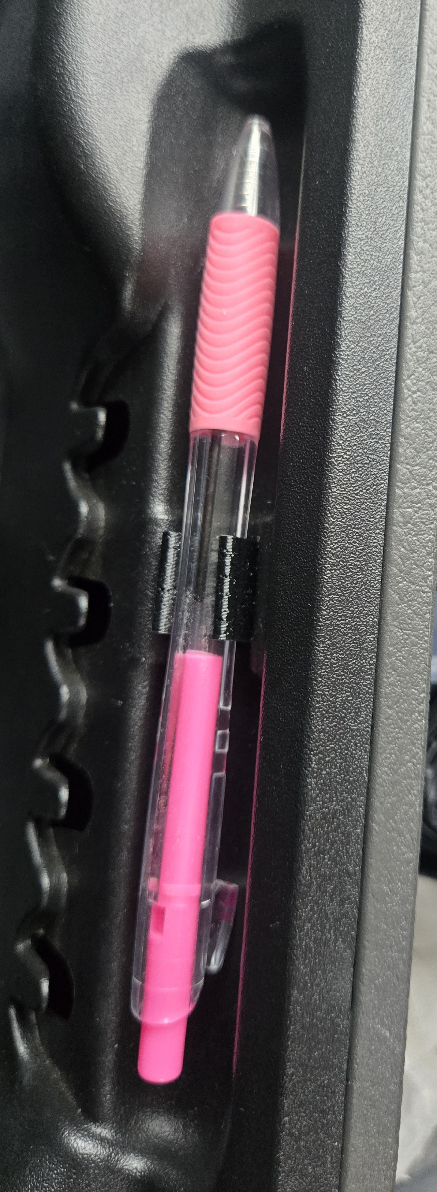 Ford glove compartment pen holder