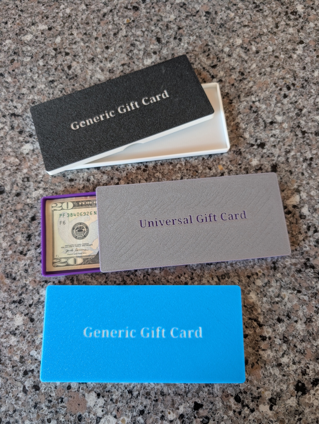 Cash Gift Box - Gag "Generic Gift Card" or "Universal Gift Card" holder for Birthday, Christmas & more!