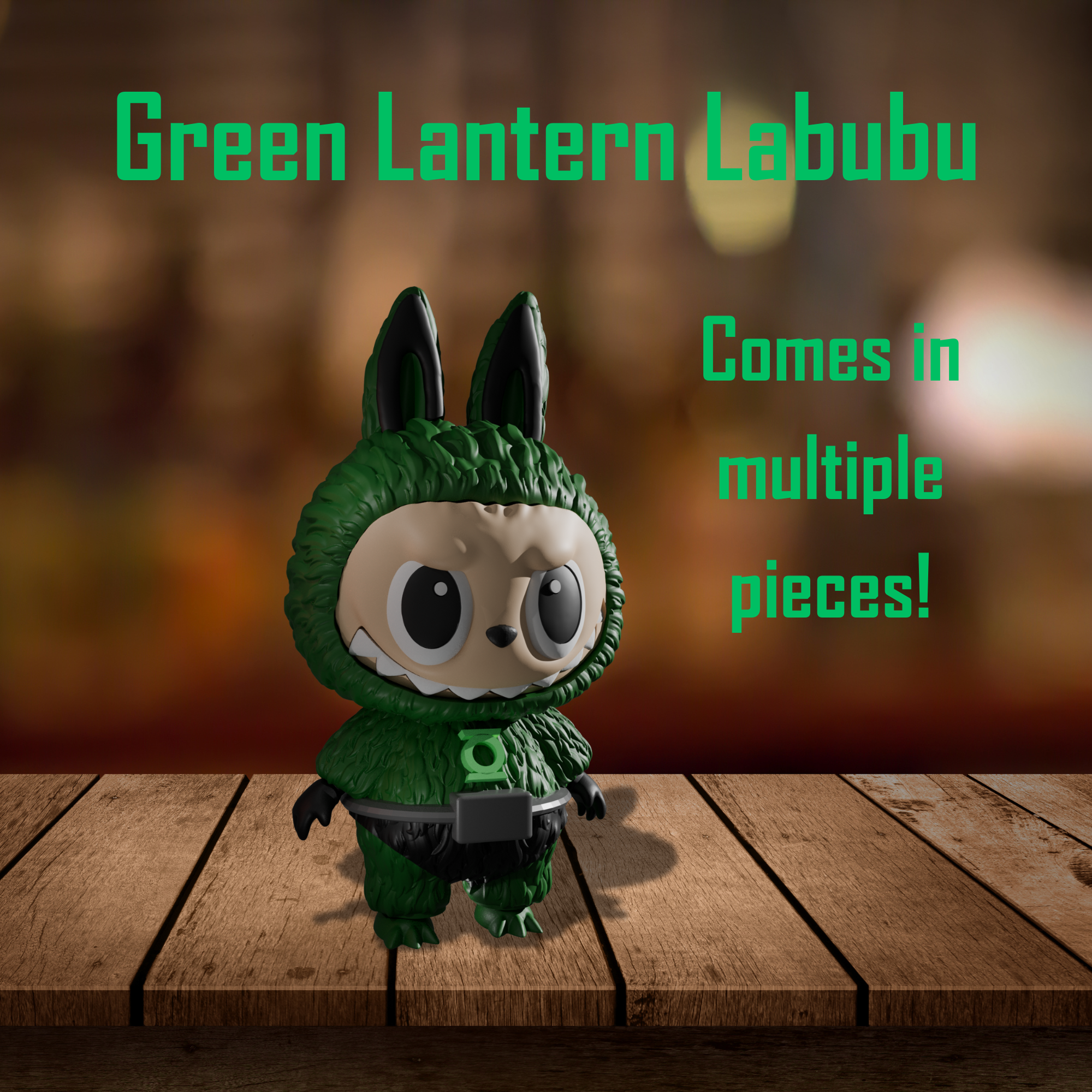 Green Lantern Labubu