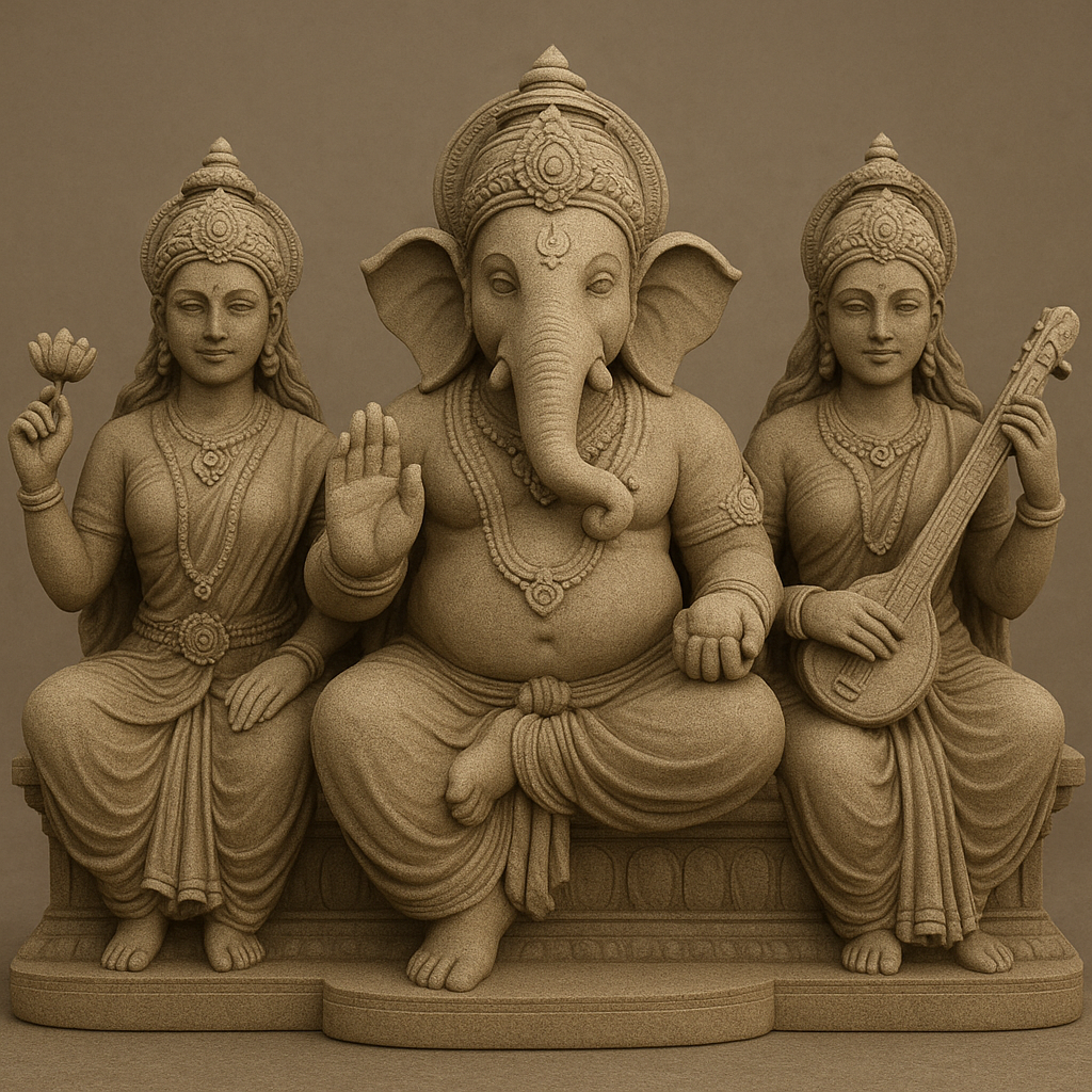 ganesh lakshmi saraswati