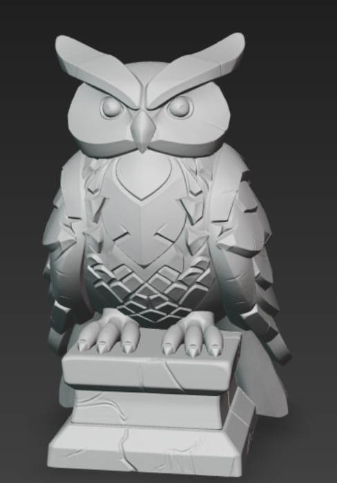 Owl statue