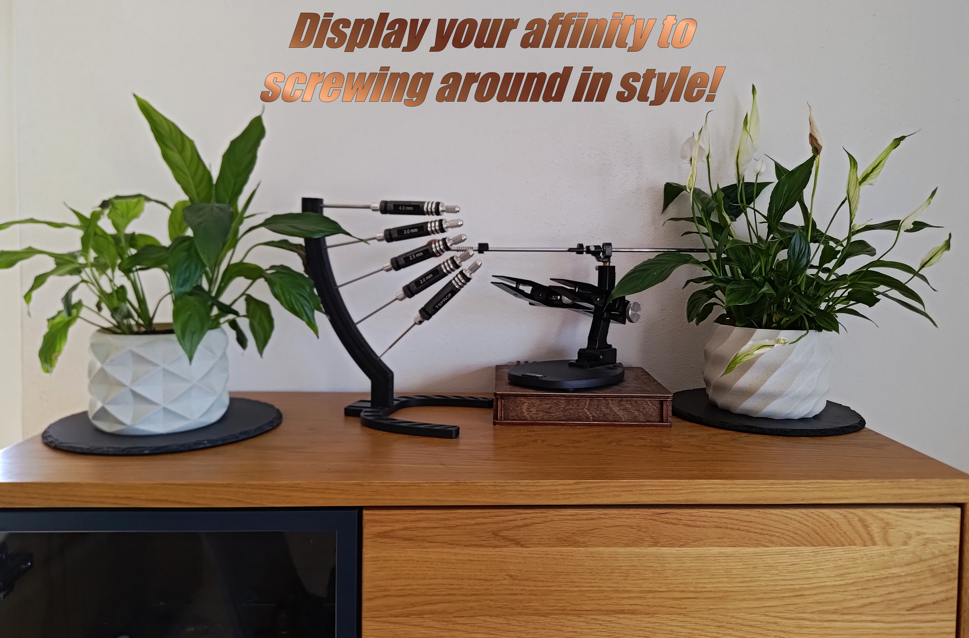 Hex key display stand