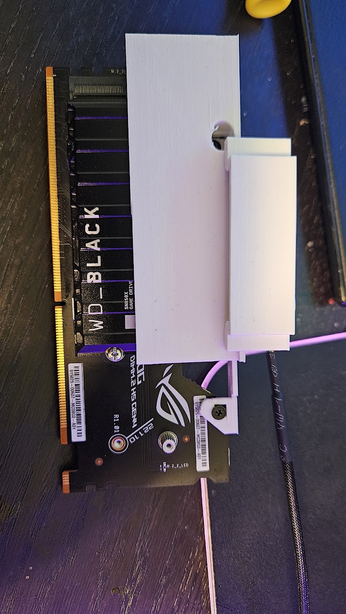 Fanmount for Asus ROG Dimm.2 HS GEN4