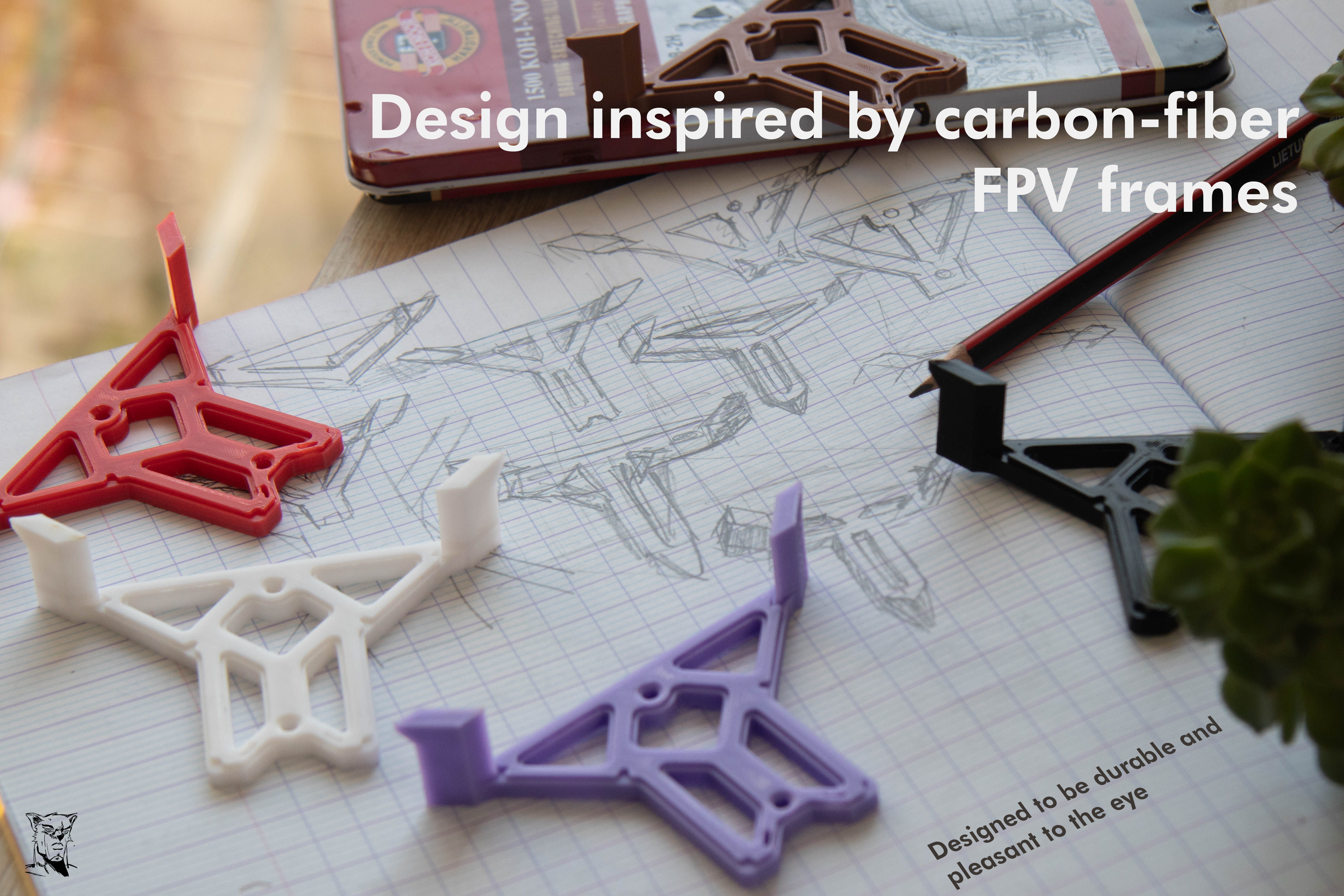 Miniatura 3 do modelo 3D FPV Drone Wall Mount