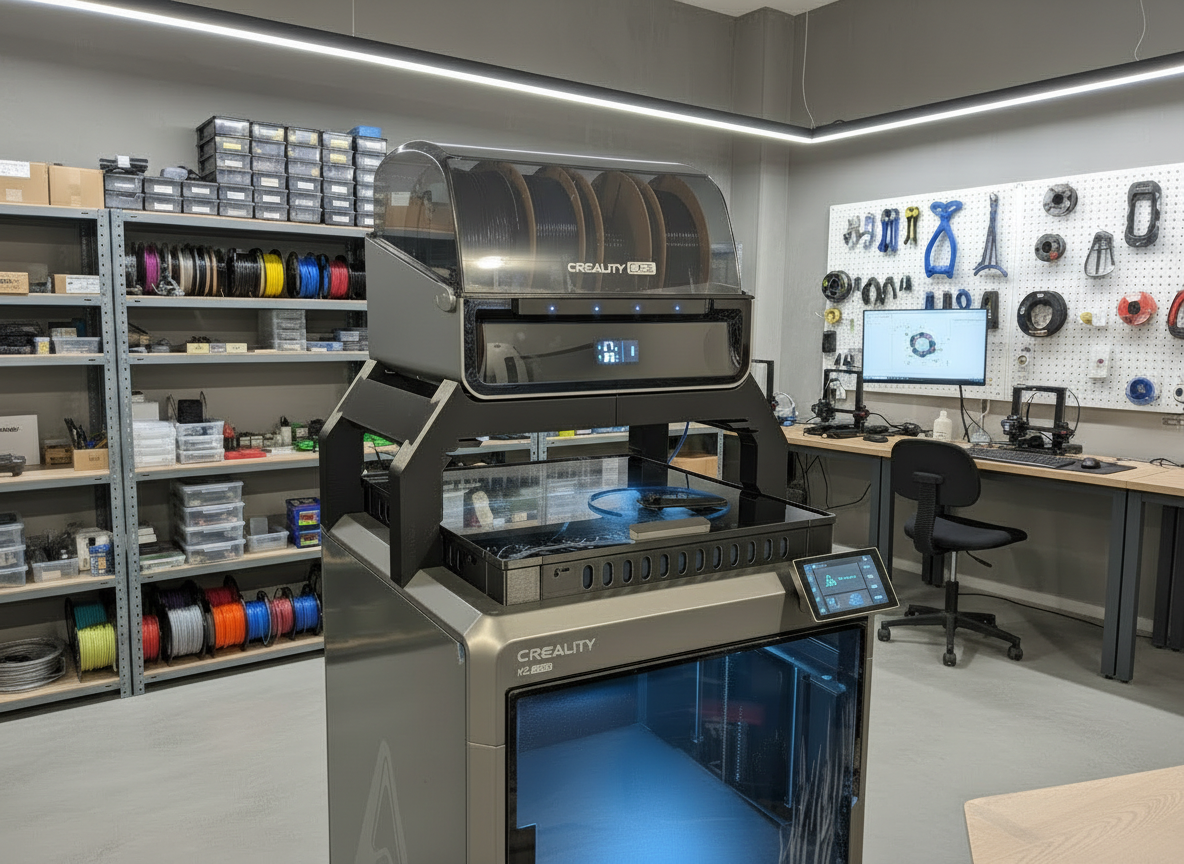 CFS + Top Glass Riser for K2 plus - All in one solution