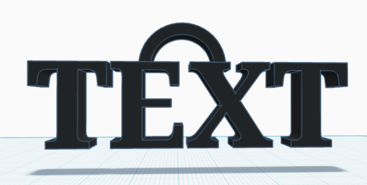 Your own text keychain