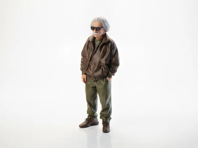 Cool Einstein Figurine Historical Figure 3D Printable