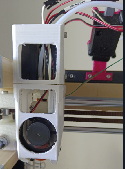 REMIX of The 100 Toolhead Without Supports - KUSBA Accelerometer Mount 3D model thumbnail