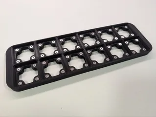 Gridfinity baseplate for IKEA Skadis tray