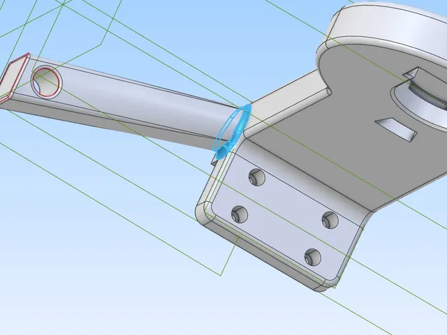 QIDI Q1 Pro - vertical spool holder alternate design of top element to guide filament