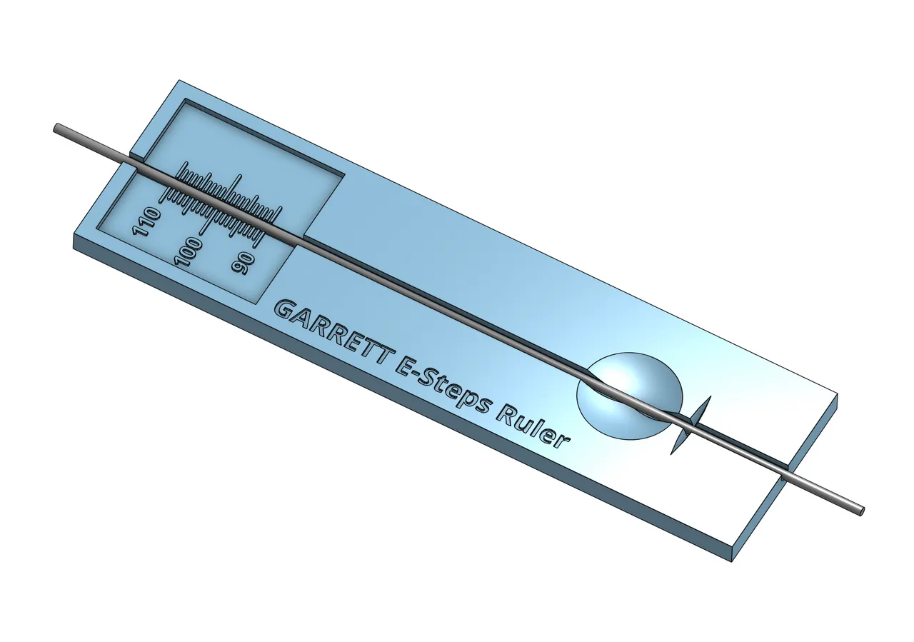 E-Steps Ruler by Kevin Garrett | Download free STL model | Printables.com